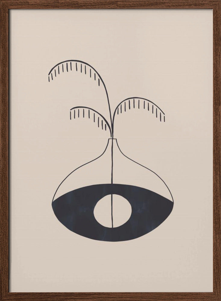 Evil Eye Vase Poster