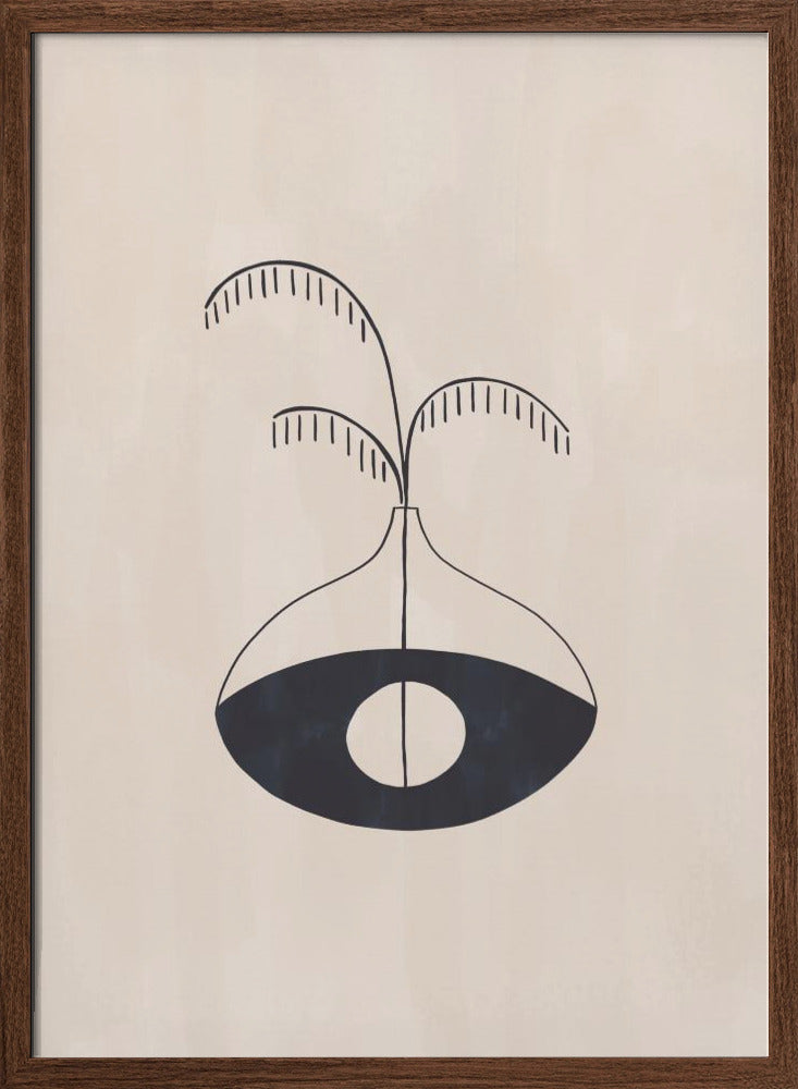 Evil Eye Vase Poster