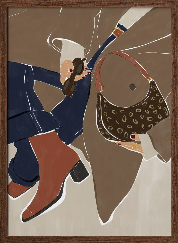Fall Fashion Vibes Art Print By Ivy Green Illustrations Poster