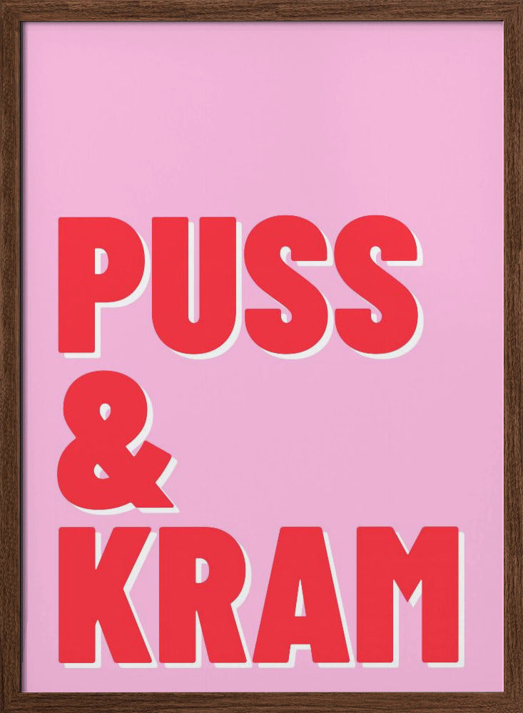 Puss och Kram Poster