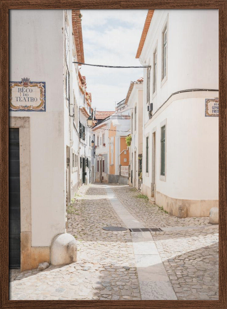 Streets of Cascais Poster