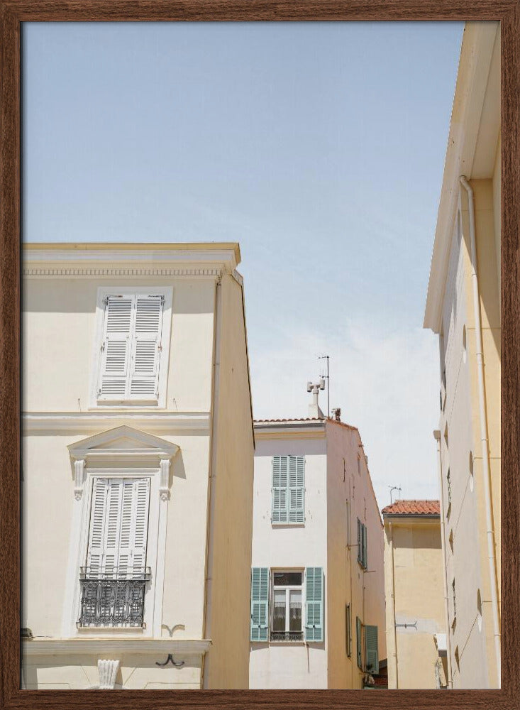 Streets of Menton Poster