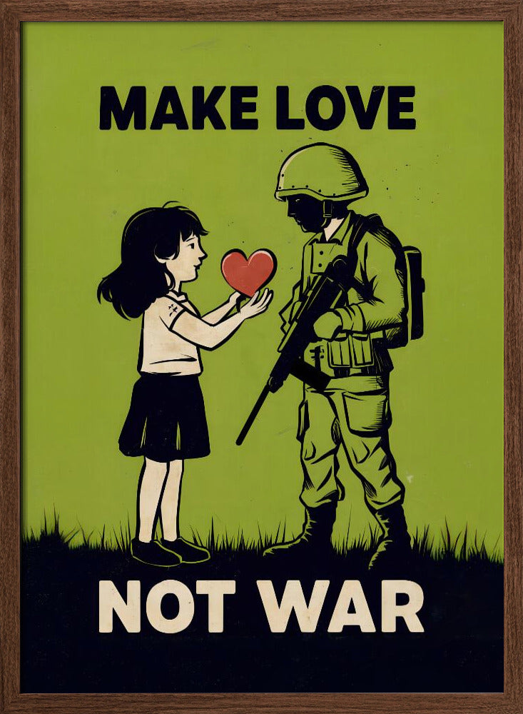 Make Love Not War Poster
