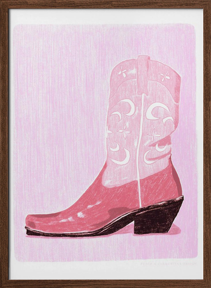 P&c Cowgirlboot Poster