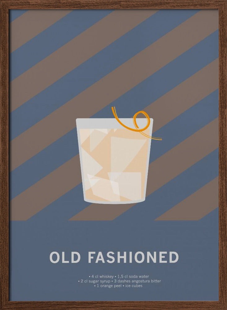 Drink Old Fashioned Poster