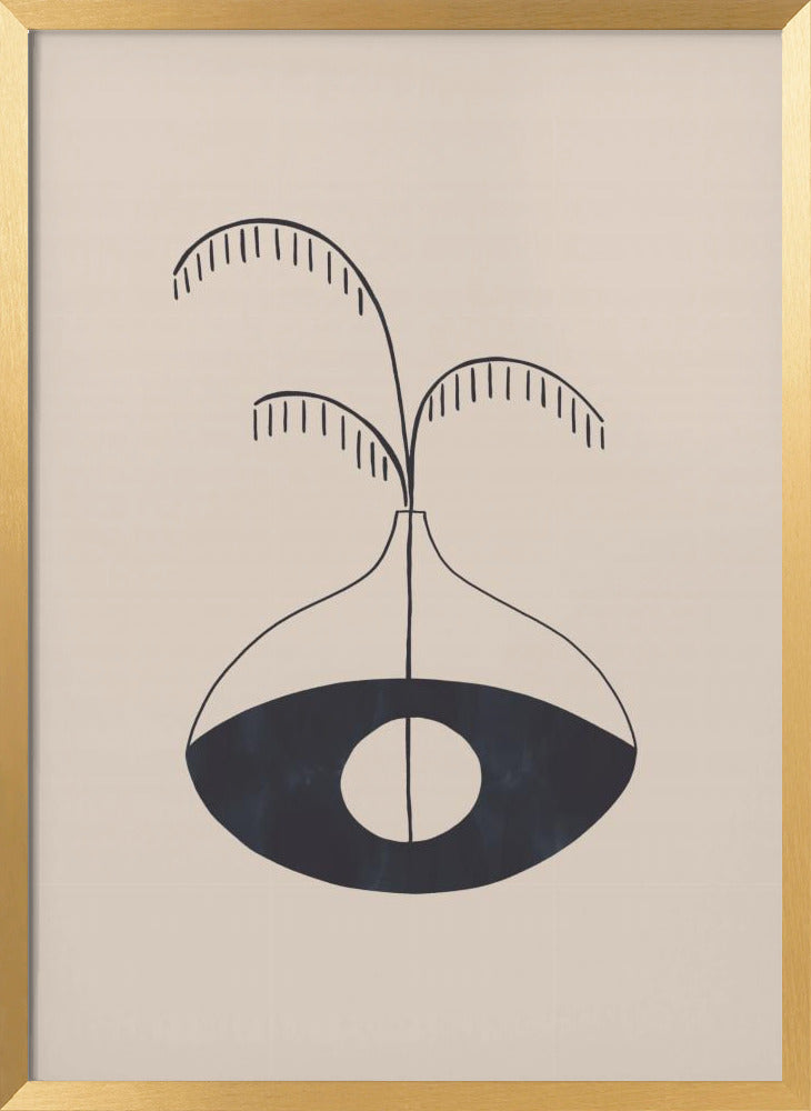 Evil Eye Vase Poster