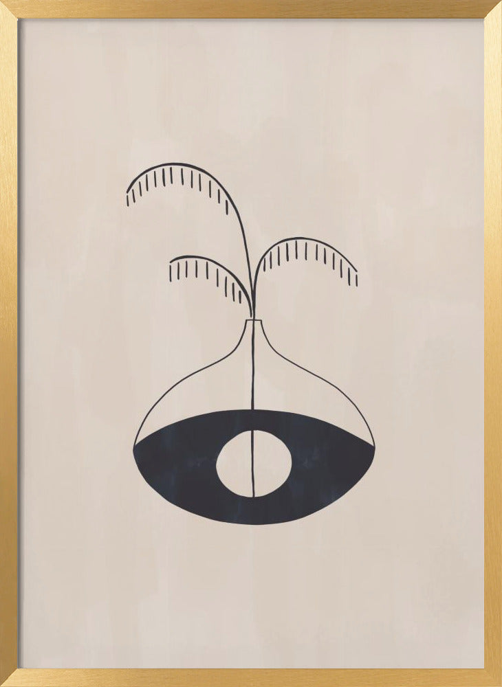 Evil Eye Vase Poster