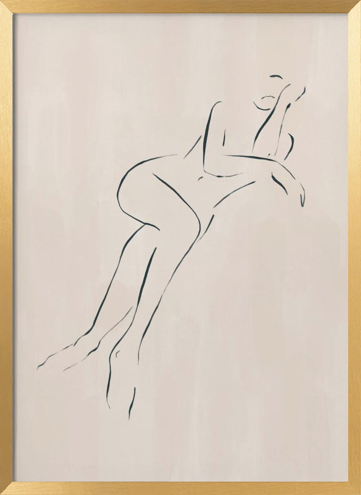 Casual Pose Poster