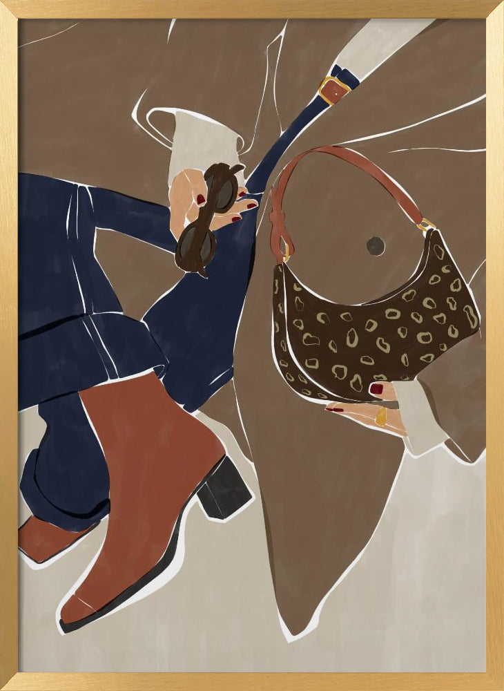 Fall Fashion Vibes Art Print By Ivy Green Illustrations Poster