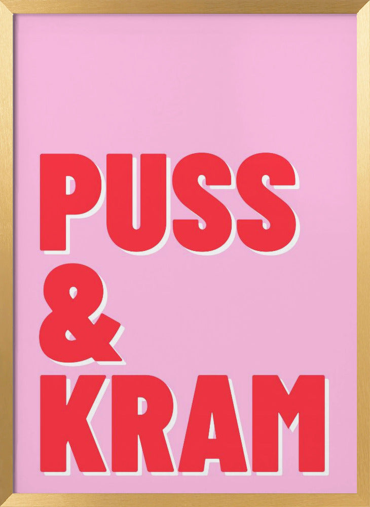 Puss och Kram Poster