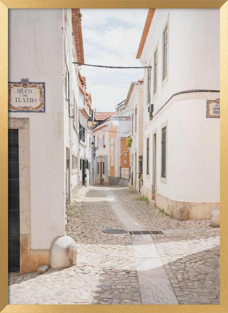 Streets of Cascais Poster