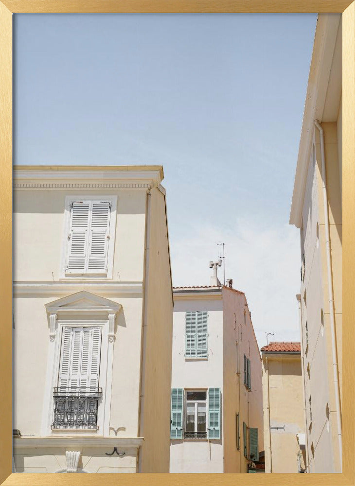 Streets of Menton Poster