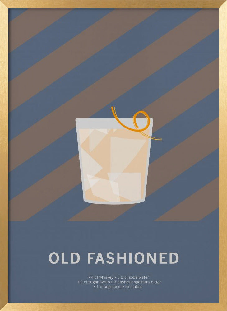 Drink Old Fashioned Poster