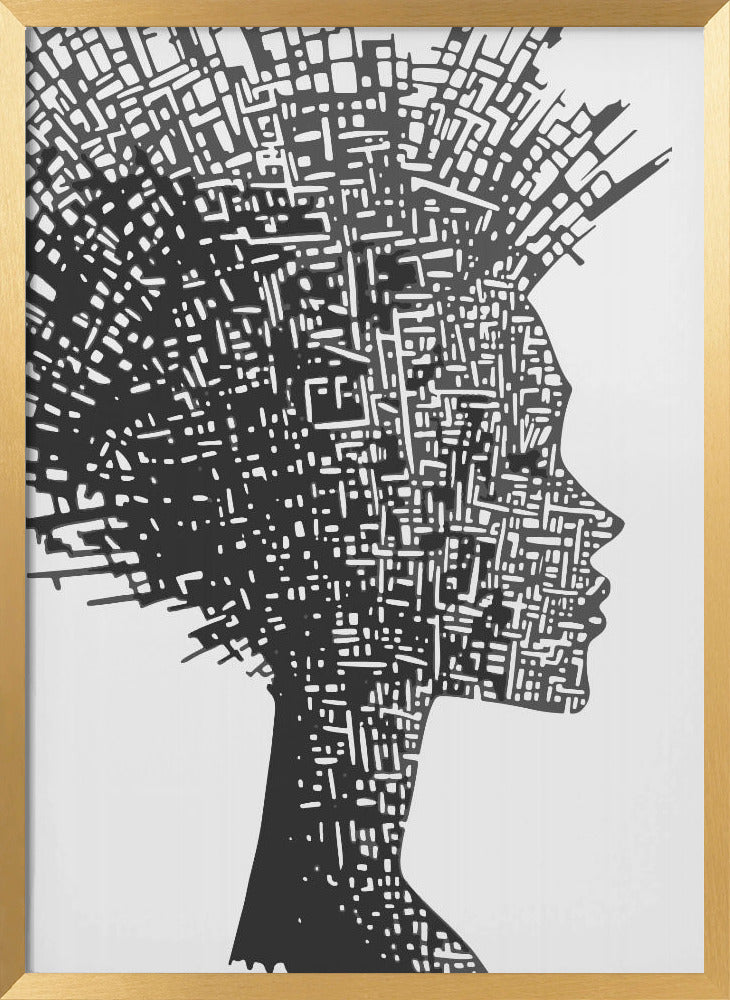 Face In Profile Poster