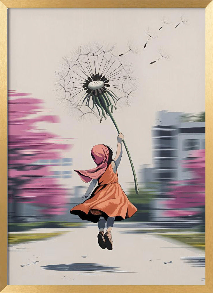 Dandelion Flight Poster