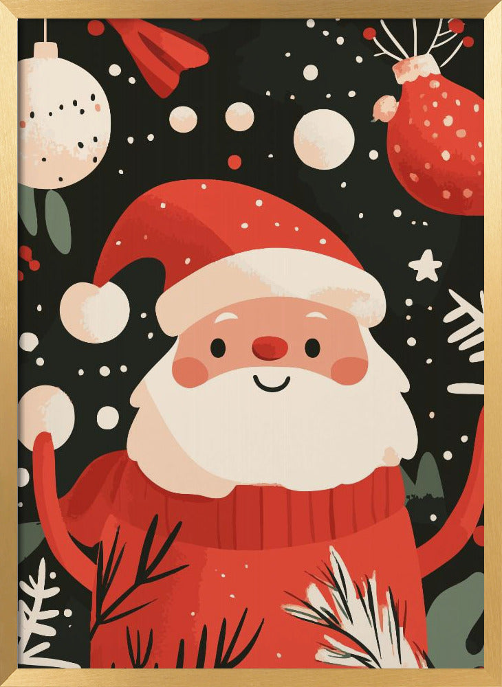Happy Santa Poster