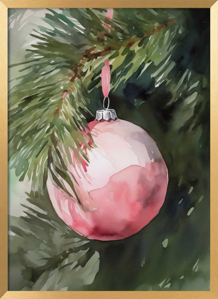 Christmas Bauble No 3 Poster