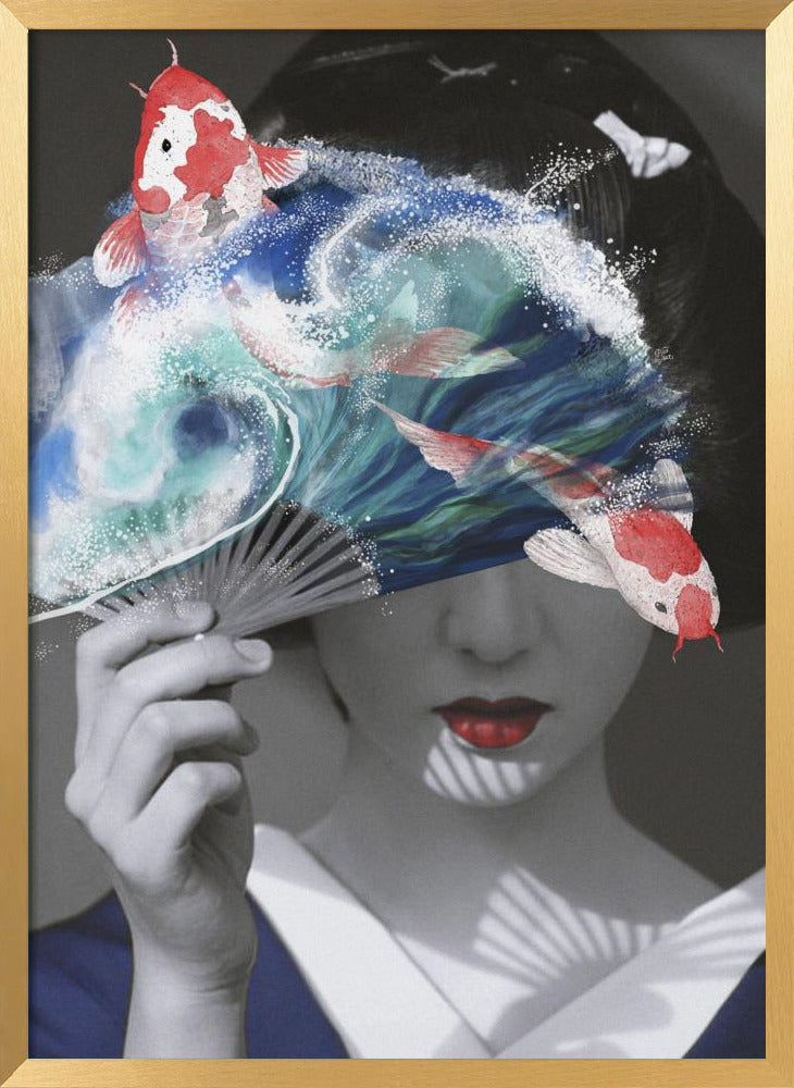 Koi Fan Poster