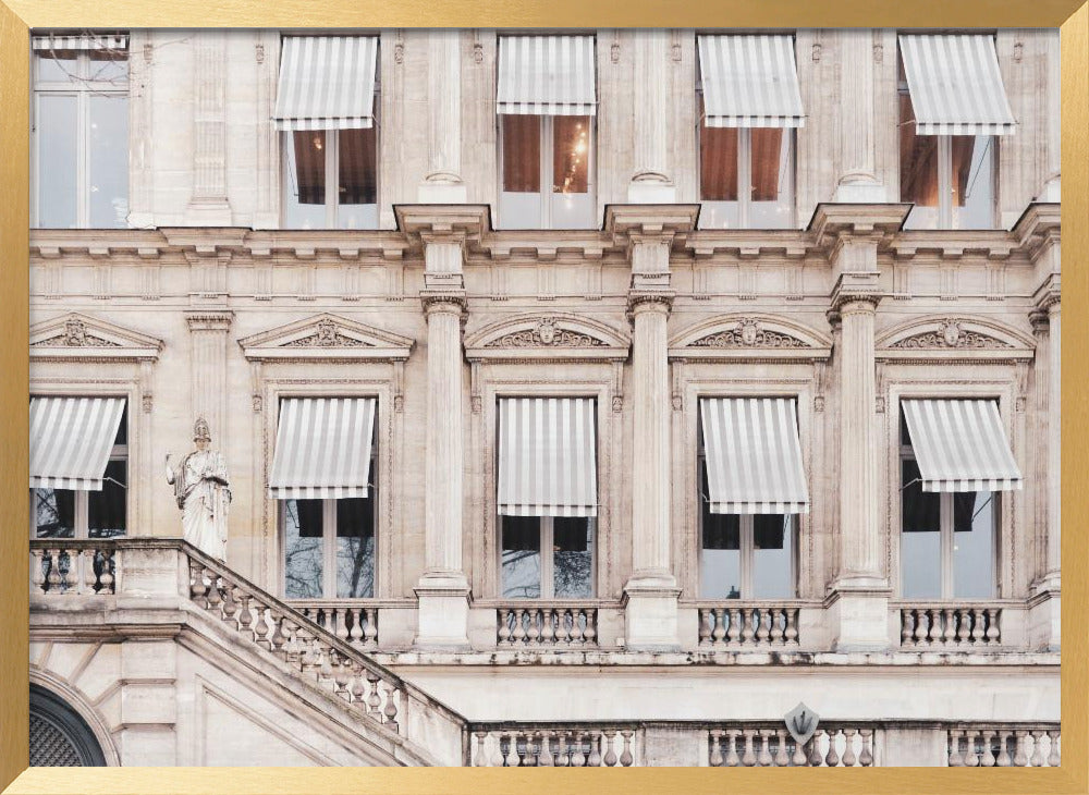 Paris Building Warm Poster