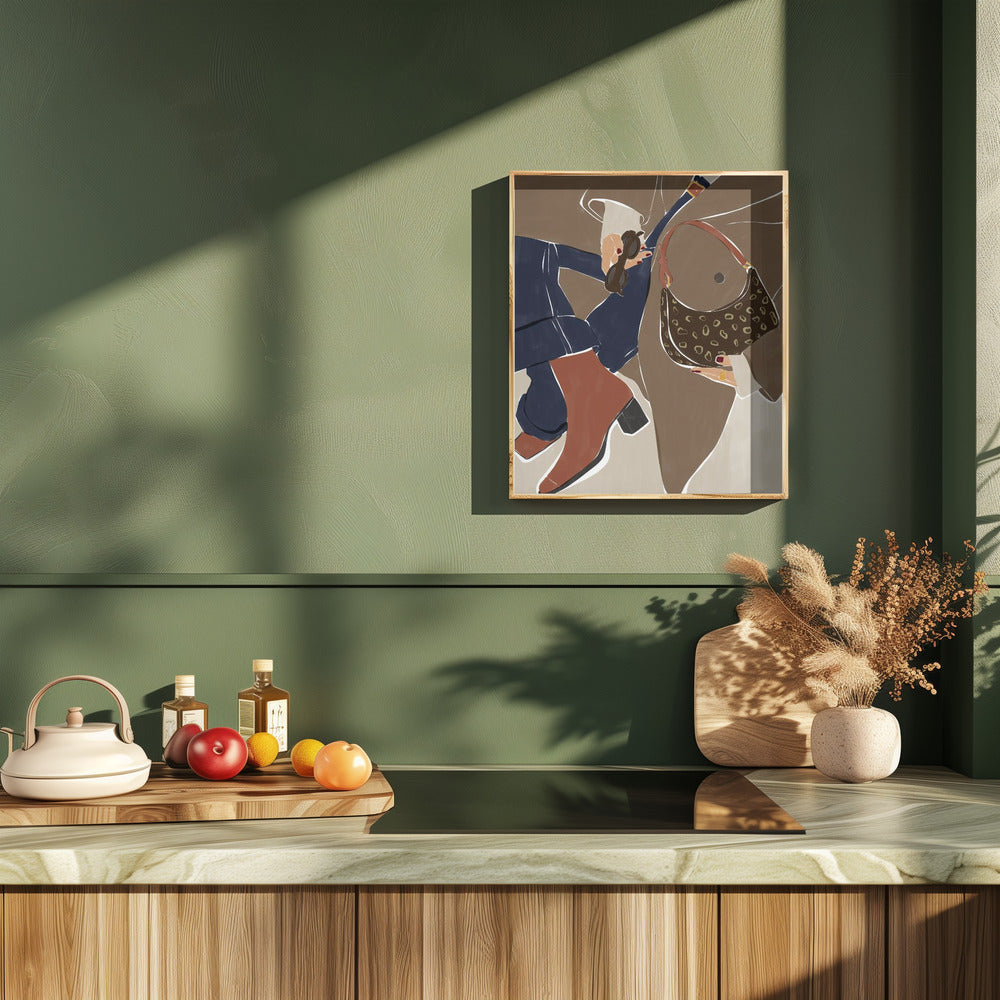 Fall Fashion Vibes Art Print By Ivy Green Illustrations Poster