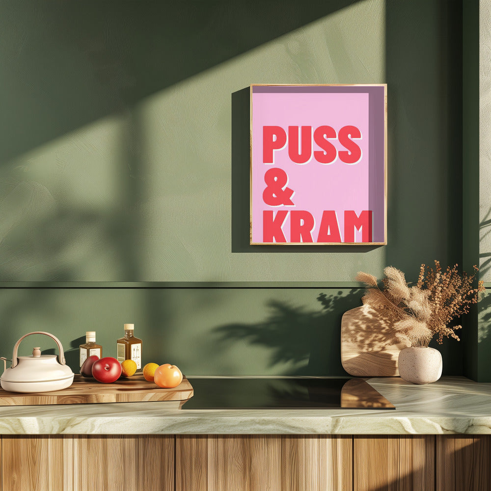 Puss och Kram Poster