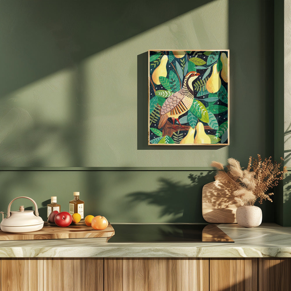 Partridge in a pear tree Poster