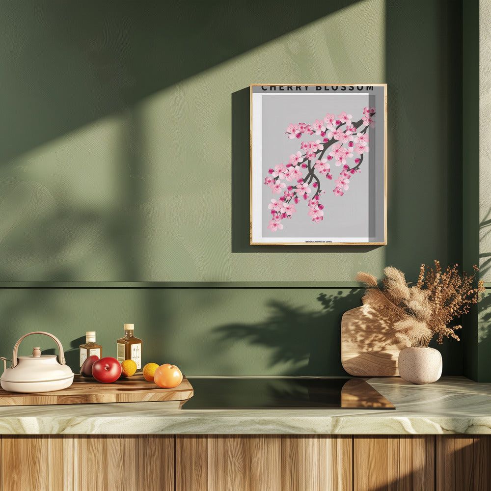 Cherry blossom - National flower of Japan Poster