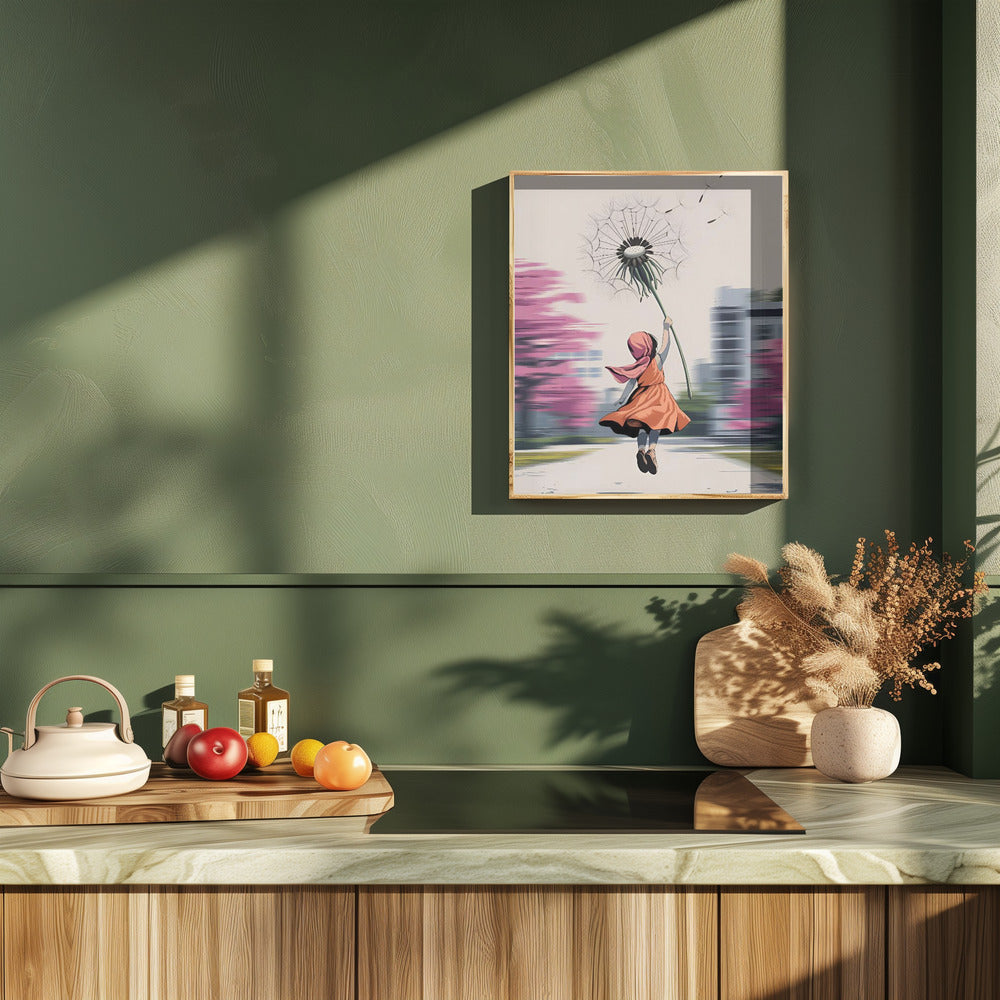 Dandelion Flight Poster