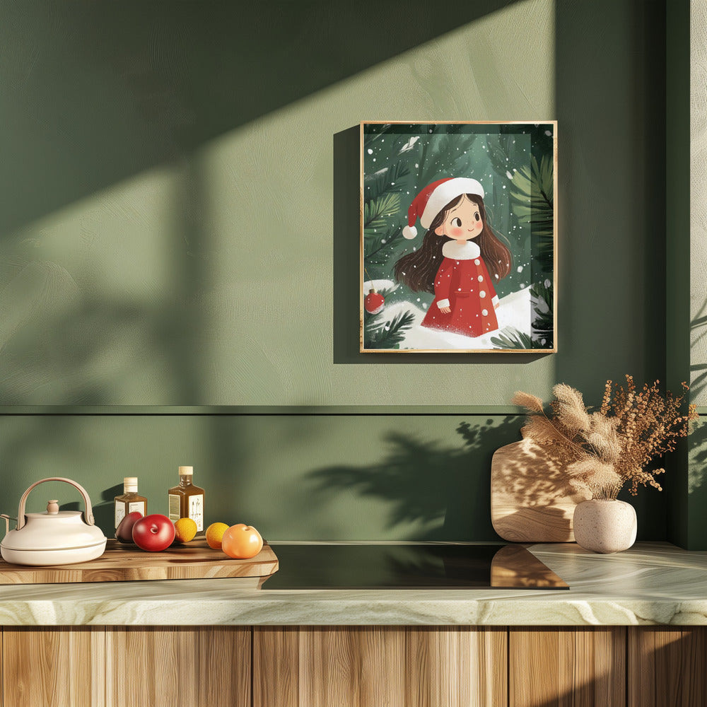 Christmas Girl Poster
