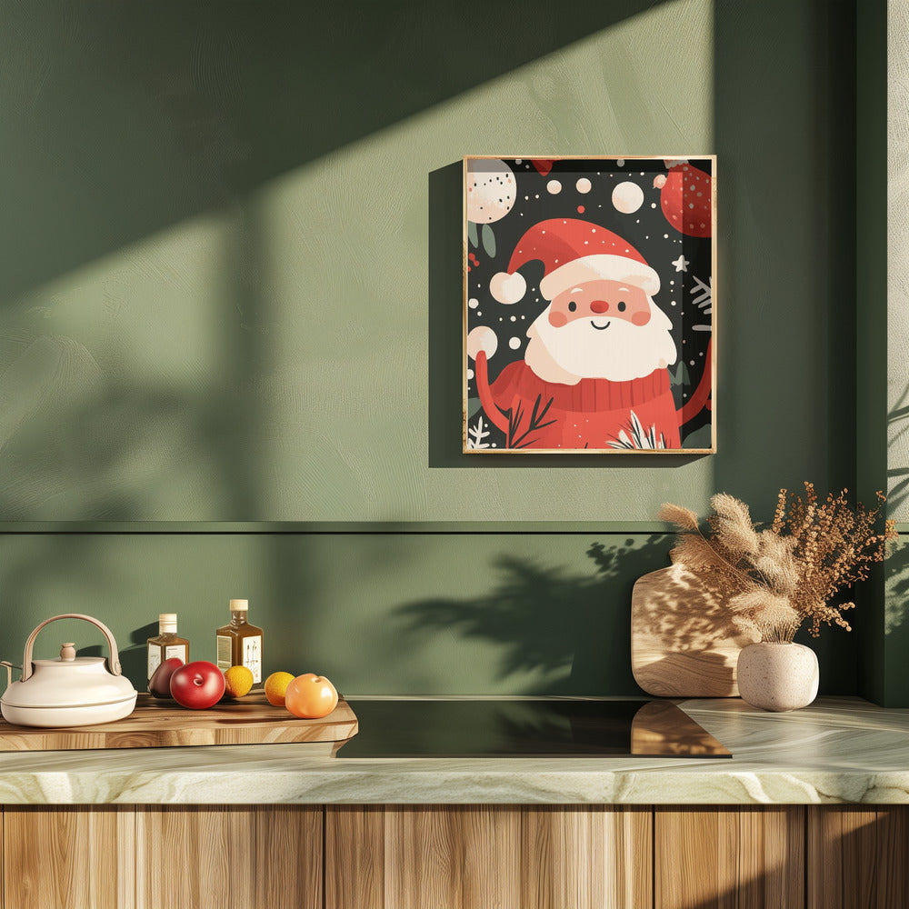 Happy Santa Poster