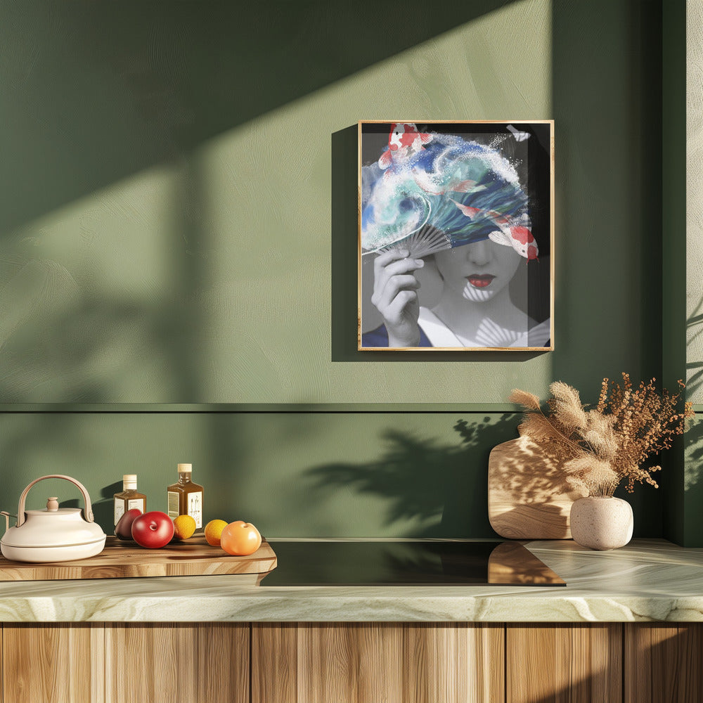 Koi Fan Poster