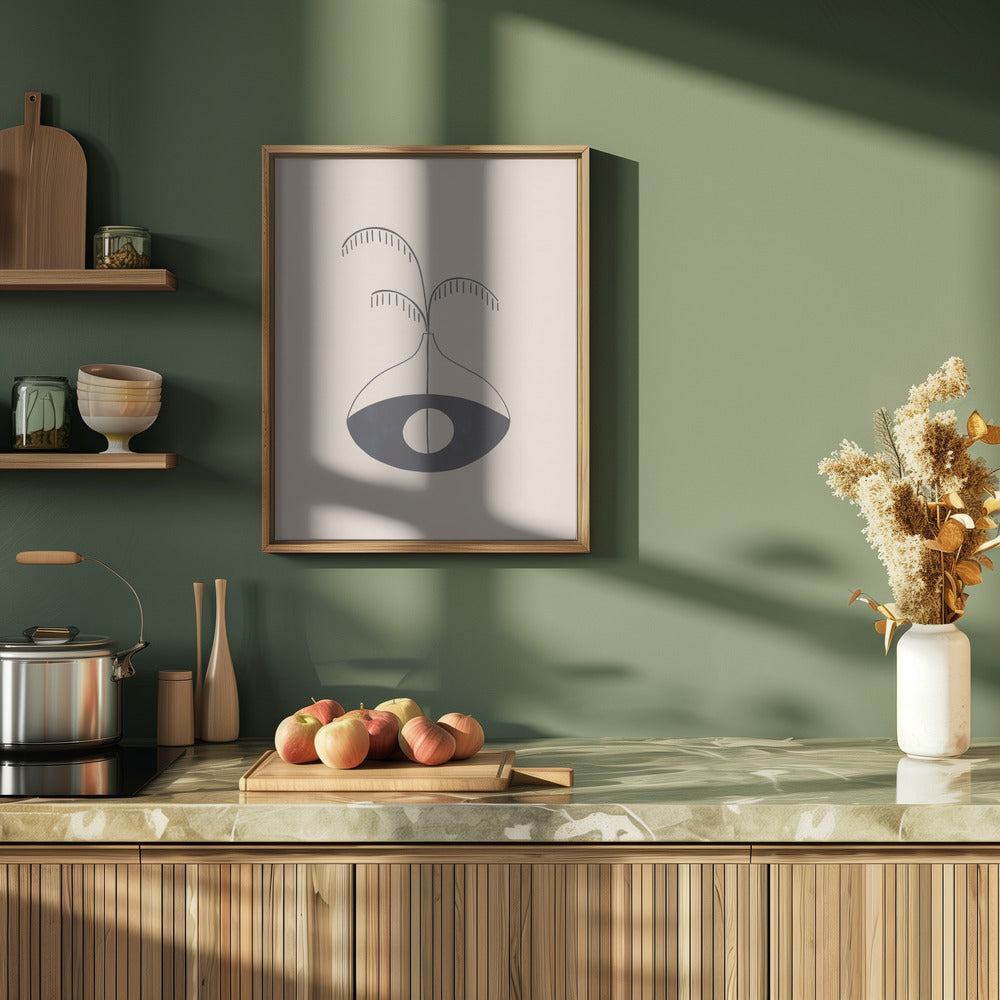 Evil Eye Vase Poster