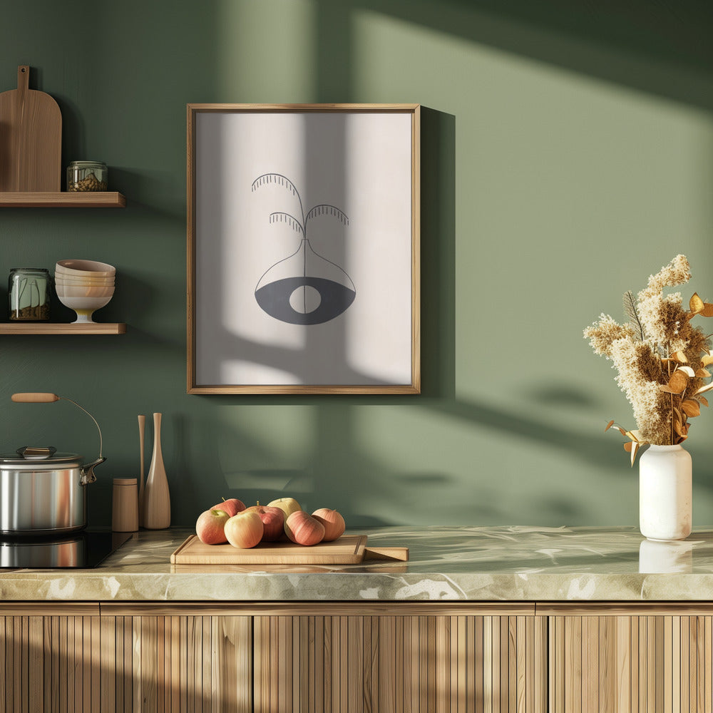 Evil Eye Vase Poster