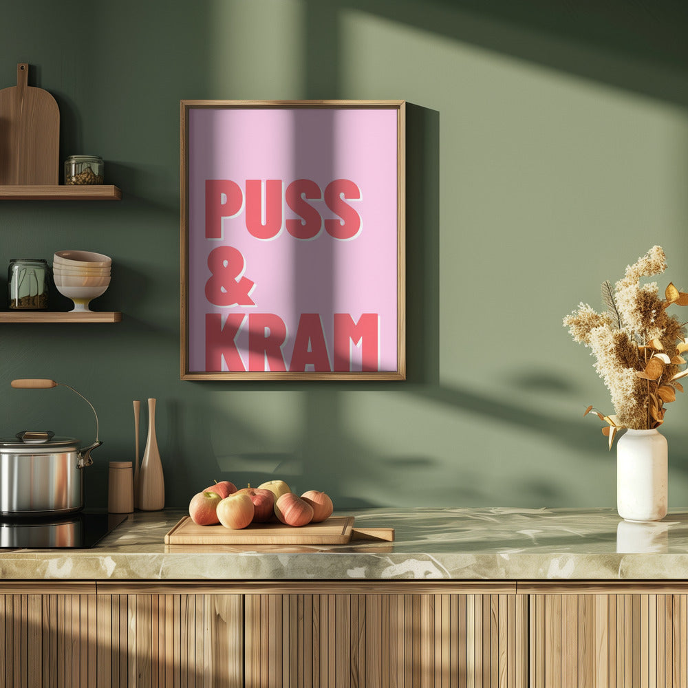 Puss och Kram Poster