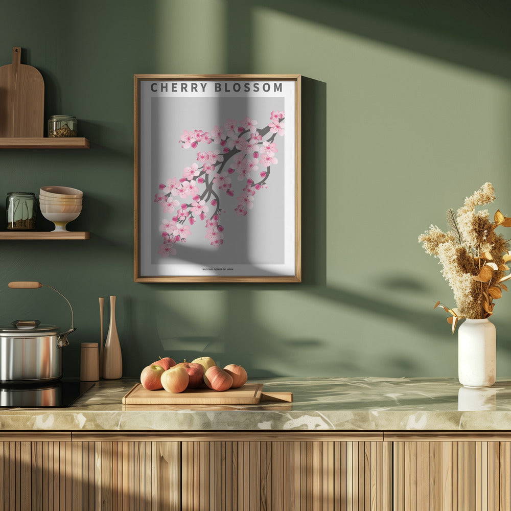 Cherry blossom - National flower of Japan Poster
