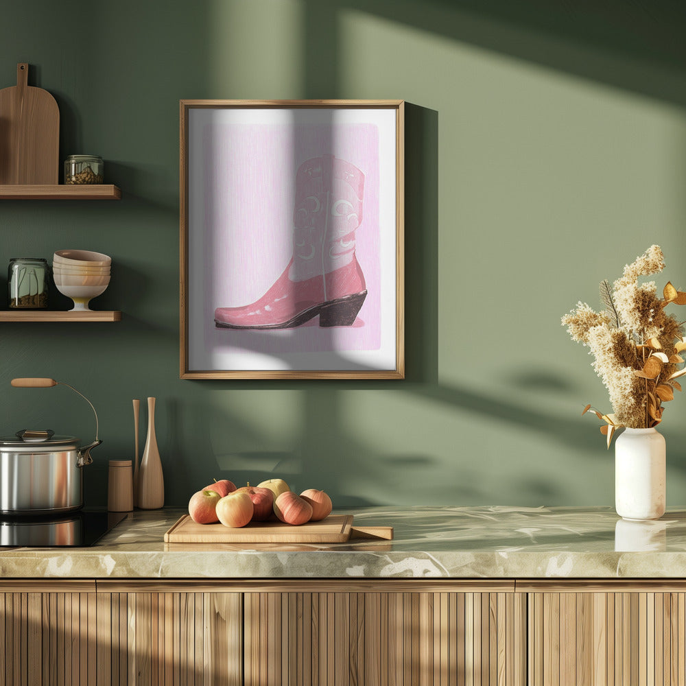 P&c Cowgirlboot Poster
