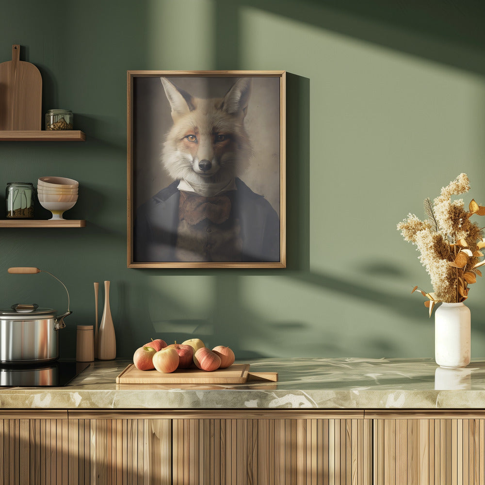 Fox Portrait Poster