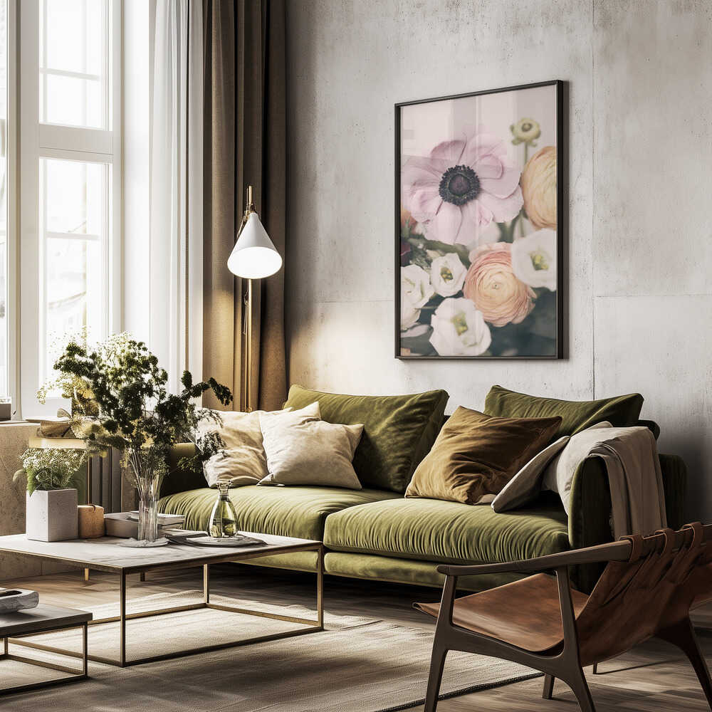 Pastel Bouquet Poster