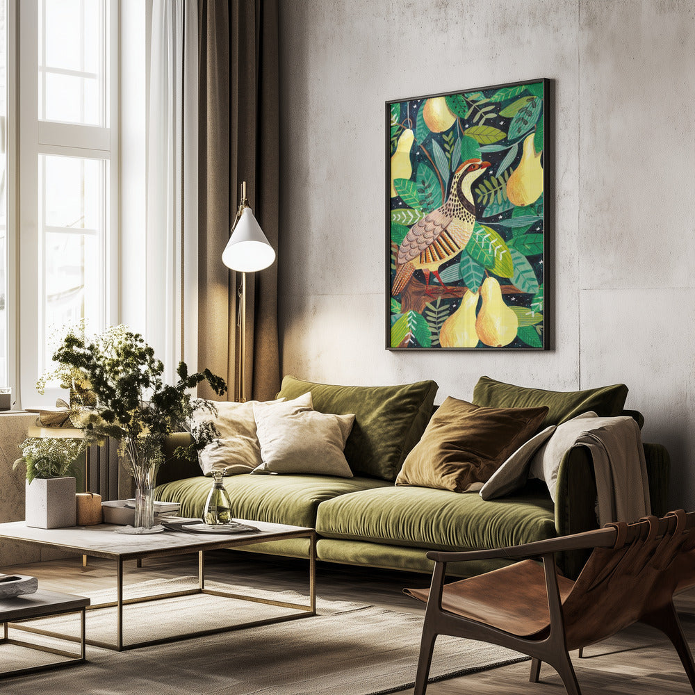 Partridge in a pear tree Poster