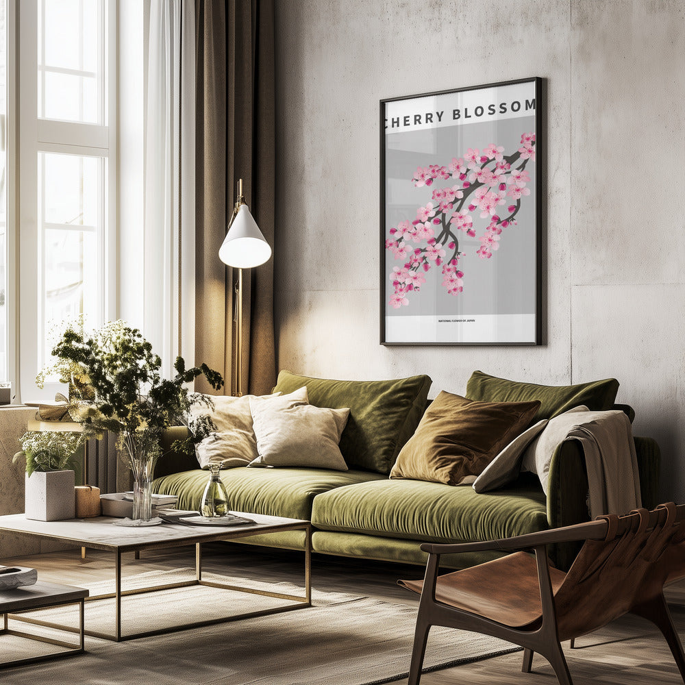 Cherry blossom - National flower of Japan Poster