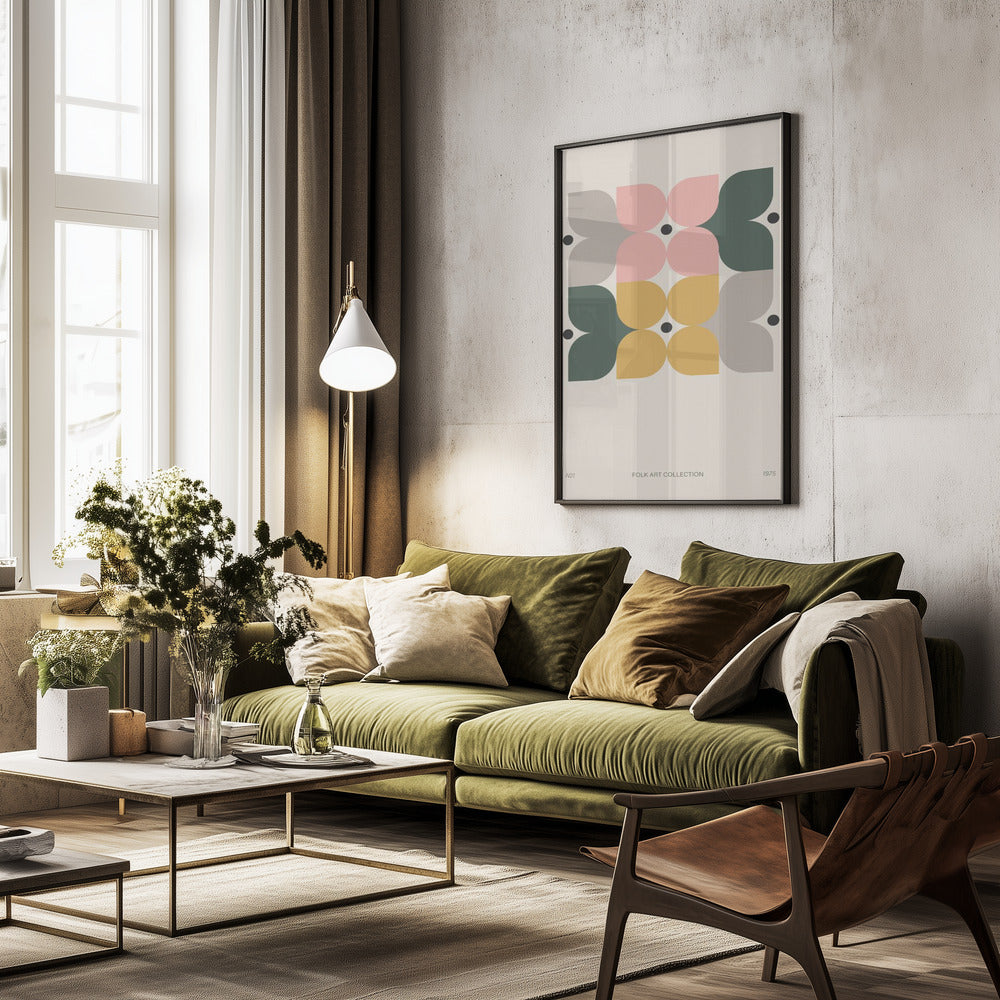 Modern folk art collection no 21 Poster