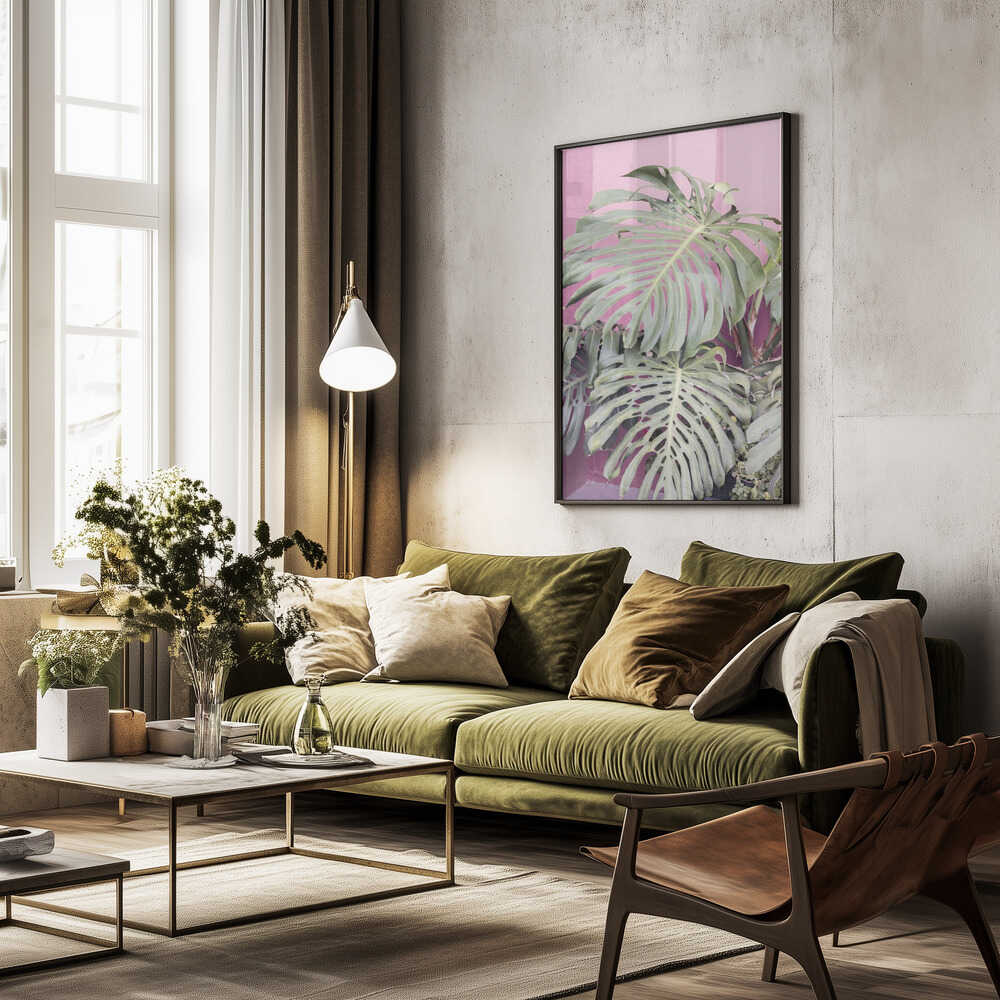 Monstera leaf La Muralla Poster