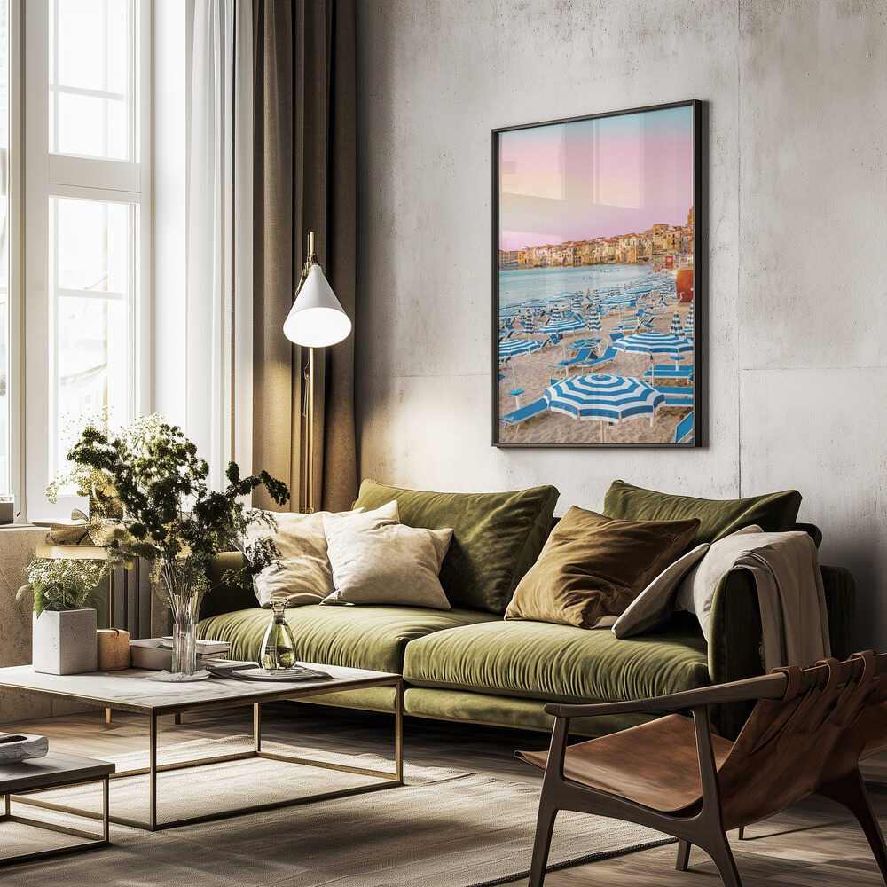 Cefalu Beach Poster