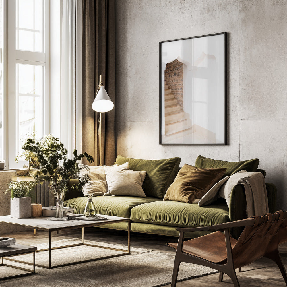 Arch Stairway In Riad In Marrakech Ibiza Boho Travel Photography 1 Poster