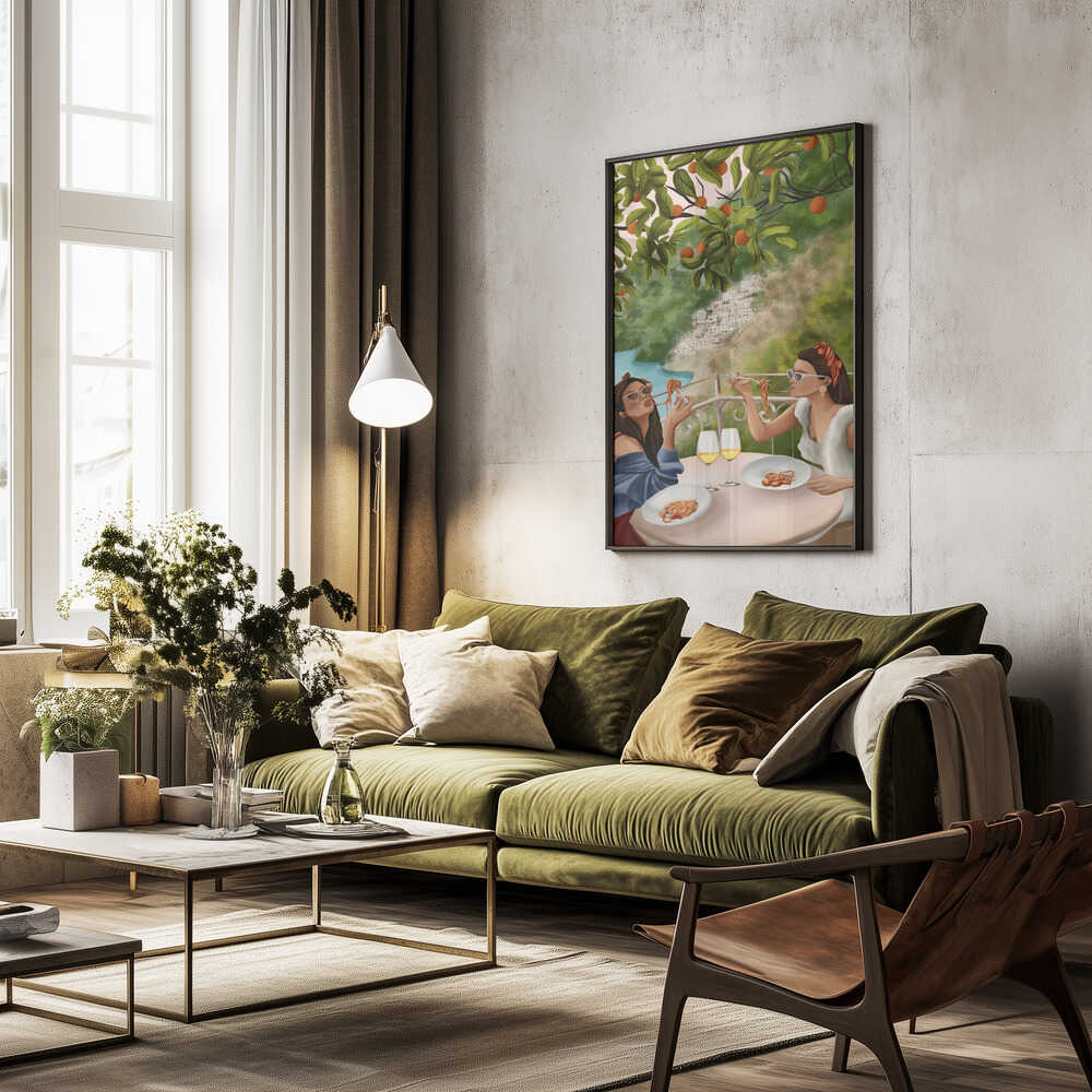 Tasting the Amalfi Breeze Poster