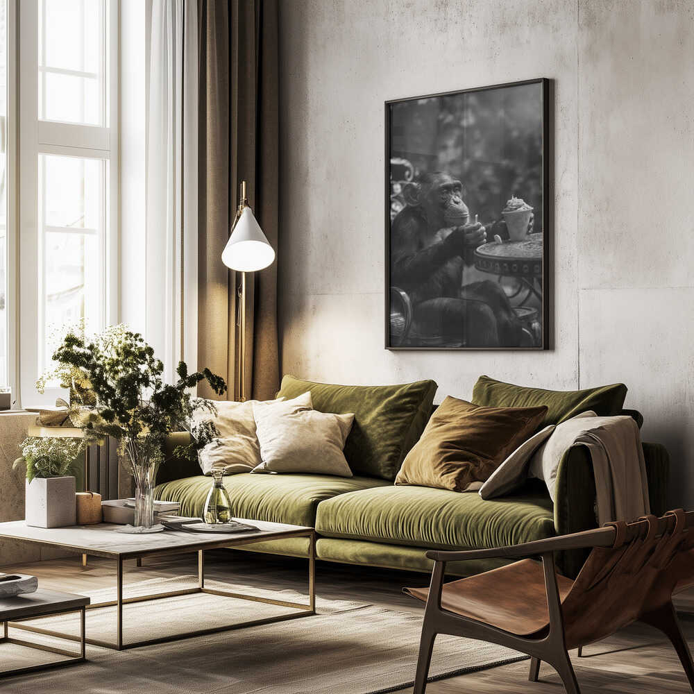 Chimp’s Ice Cream Break Poster