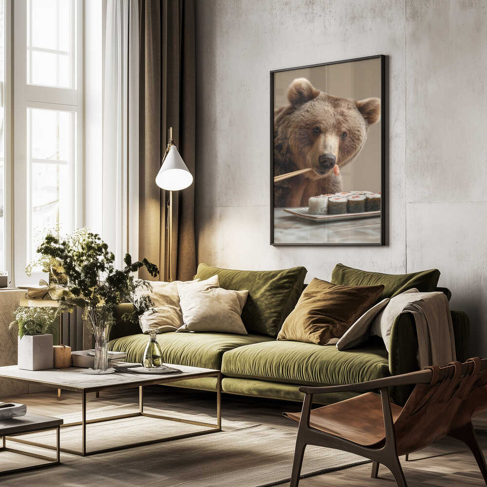 Bear’s Sushi Bite Poster