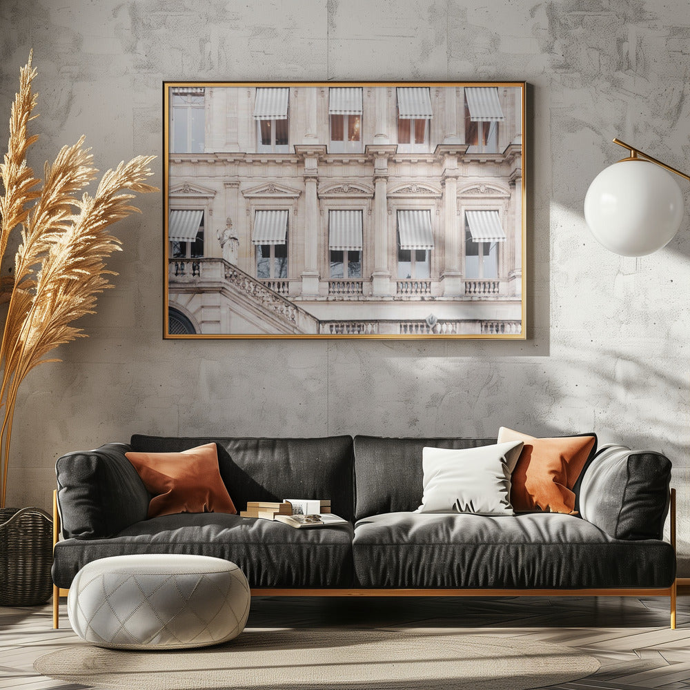 Paris Building Warm Poster