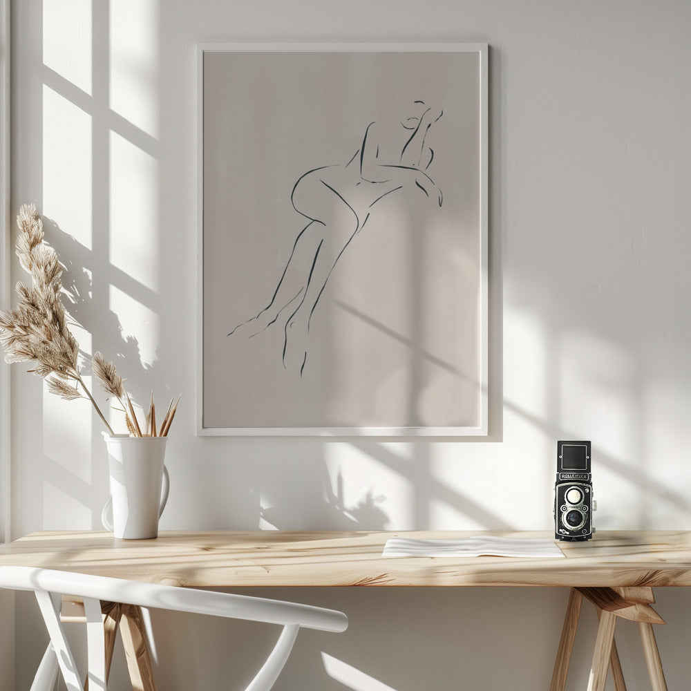 Casual Pose Poster