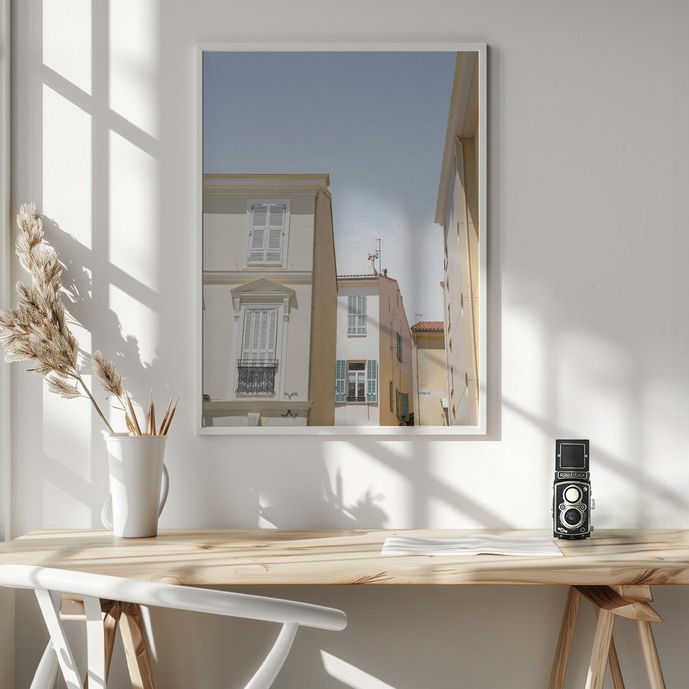 Streets of Menton Poster